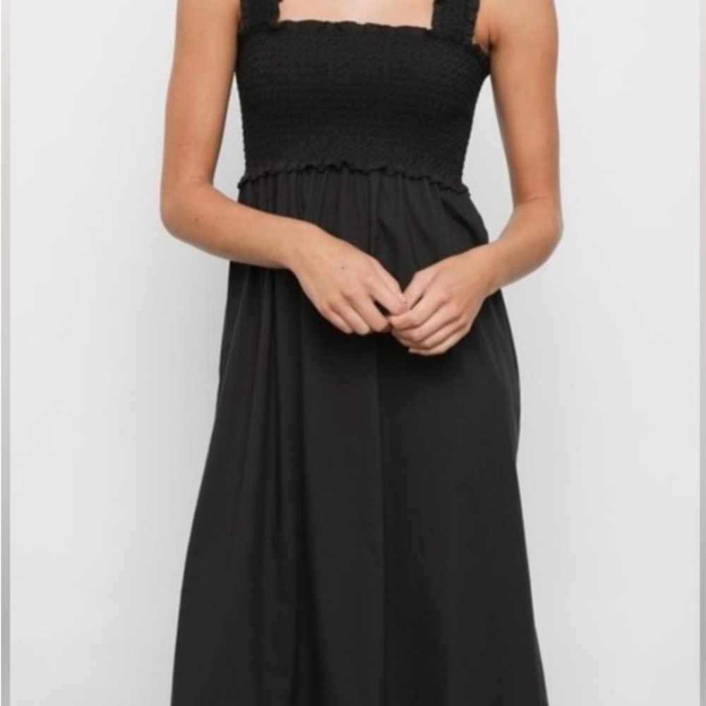 Rails Elegant Rumi Black Midi Dress